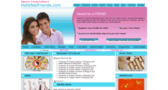 Desktop Screenshot of hellonetfriends.com